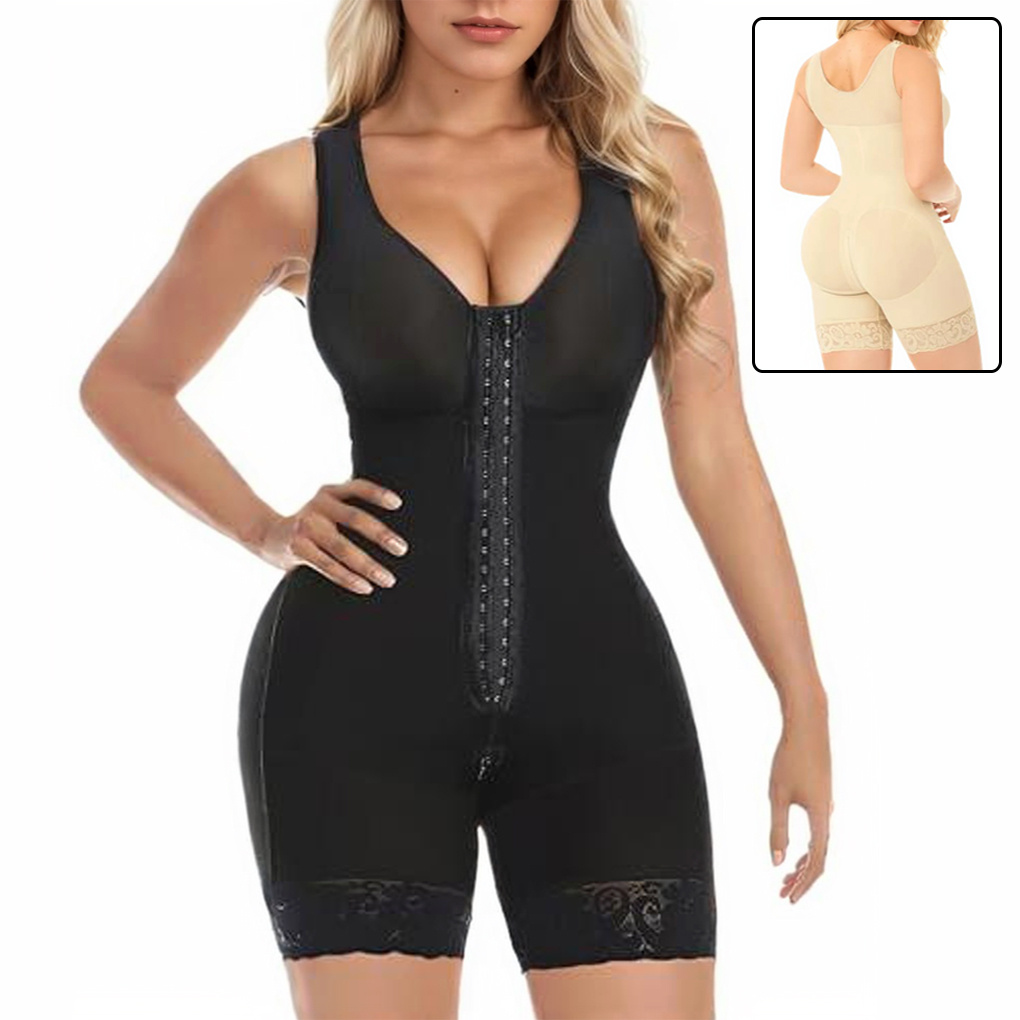 Fajas Colombiana Shapewear For Women Tummy Control Post Surgery Full Body Shaper Butt Lifter With Zipper Crotch Skimsbodysuits Elegant Bodysuit Faja Shaper - Image 7